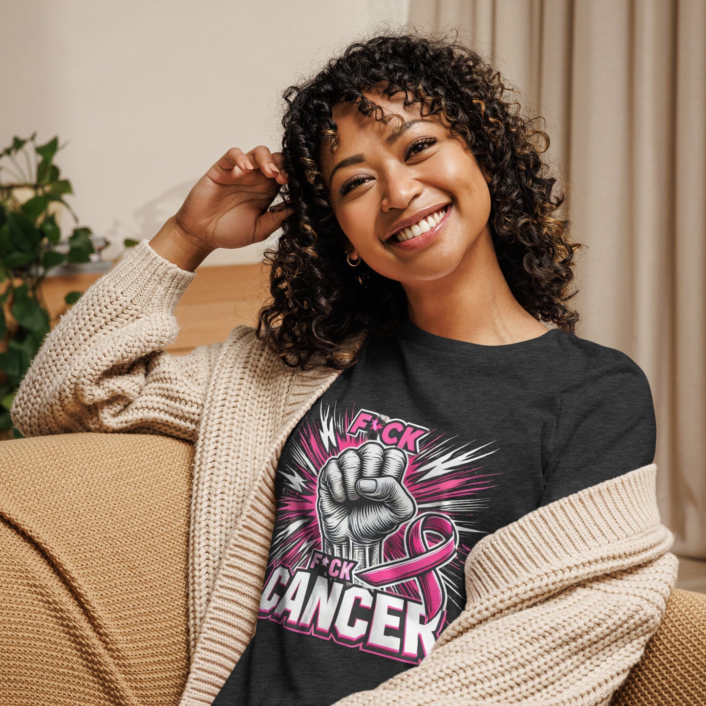 F Cancer Men's Fist