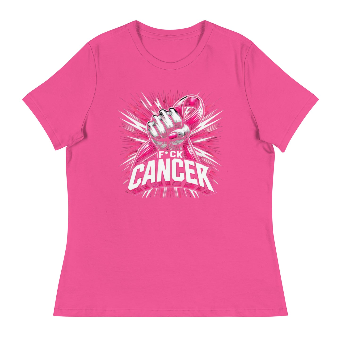 F Cancer Women's Fist